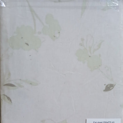 (S75)Q4PC 100%BRUSHED COTTON WINTER FLANNEL SHEET