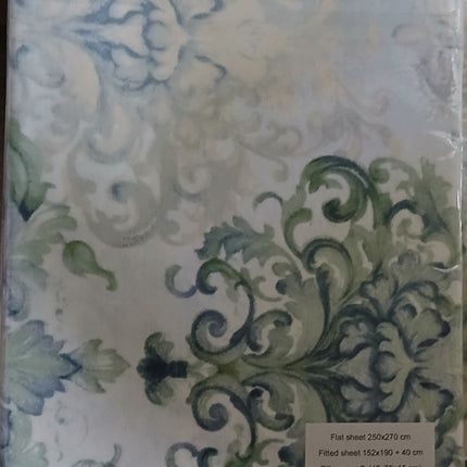 (S75)Q4PC 100%BRUSHED COTTON WINTER FLANNEL SHEET