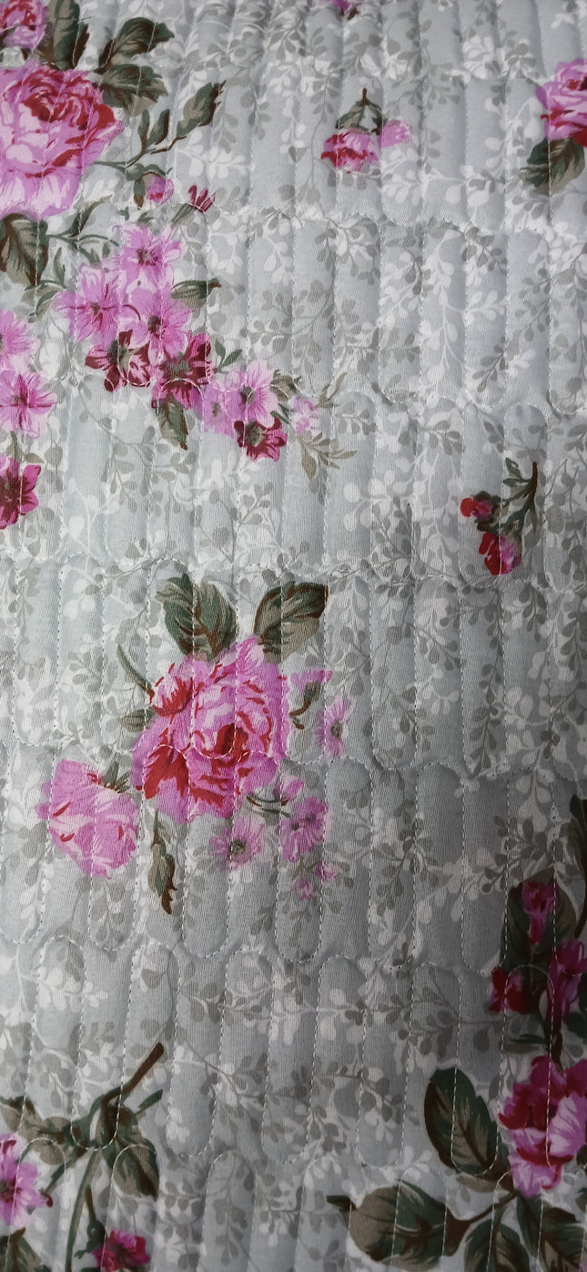 B10 - Double 5pc Cheap Bedspread - Zig Zag - Printed - Polyester 65gsm