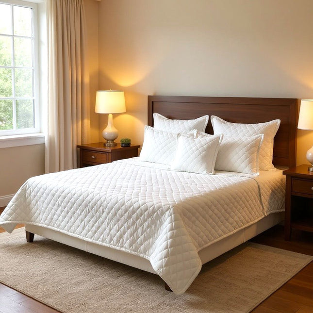 B25 - Queen 7pc Cucci Bedspread Set - Damsaar Home
