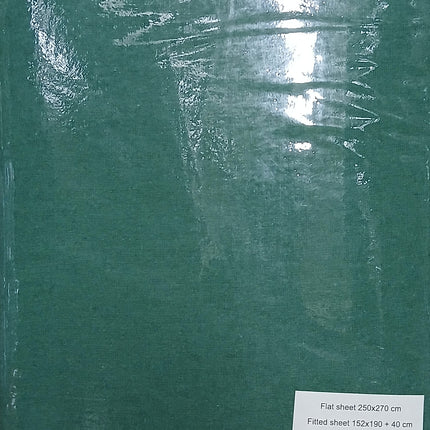 (S75)Q4PC 100%BRUSHED COTTON WINTER FLANNEL SHEET
