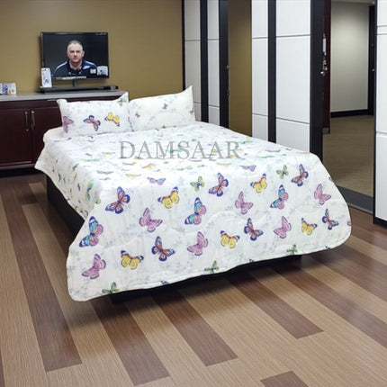 (C6-TM) Double 3 Piece Polyester Printed Comforter (Available in Assorted patterns)