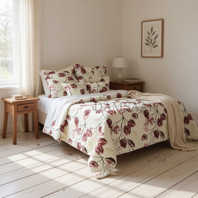 B3 - King 13pc Bedspread - Winter Floral 120gsm