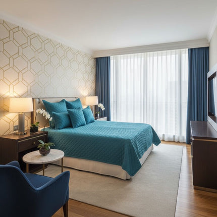 B25 - Queen 7pc Cucci Bedspread Set