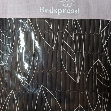 B10 - Double 5pc Cheap Bedspread - Zig Zag - Printed - Polyester 65gsm