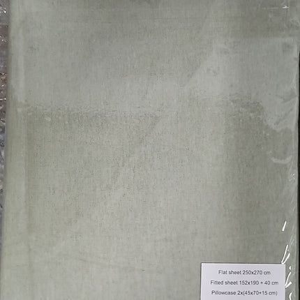 (S75)Q4PC 100%BRUSHED COTTON WINTER FLANNEL SHEET