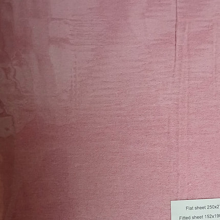 (S75)Q4PC 100%BRUSHED COTTON WINTER FLANNEL SHEET