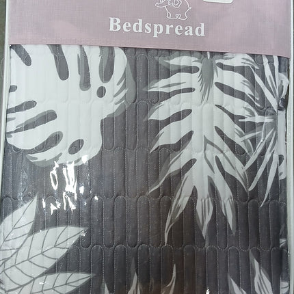 B10 - Double 5pc Cheap Bedspread - Zig Zag - Printed - Polyester 65gsm