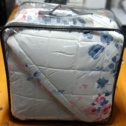 B21 - Queen 5pc Bedspread Big Frill - Biggest Diamond - Winter Material