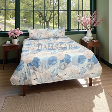 (C6-TM) Double 3 Piece Polyester Printed Comforter (Available in Assorted patterns)