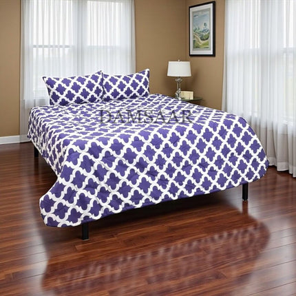 (C6-TM) Double 3 Piece Polyester Printed Comforter (Available in Assorted patterns)