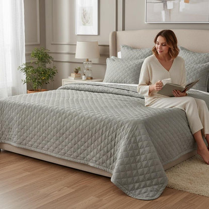 B25 - Queen 7pc Cucci Bedspread Set