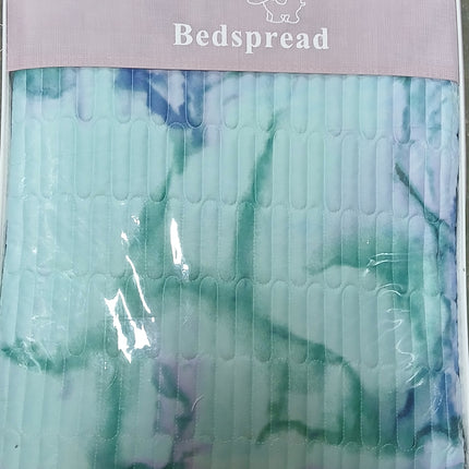 B10 - Double 5pc Cheap Bedspread - Zig Zag - Printed - Polyester 65gsm