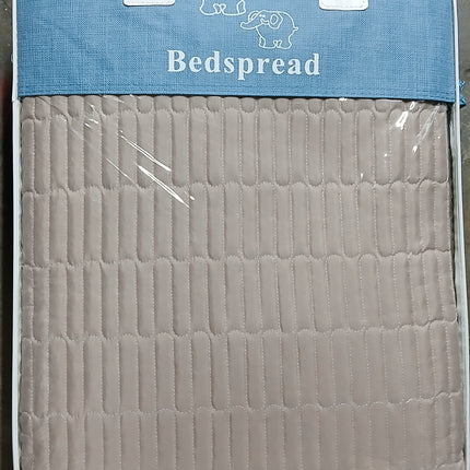 B9 - Double 5pc Bedspread Zig Zag - Dyed - 65gsm