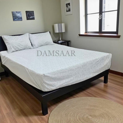 S38 - Double 3pc Velvet Fitted Set - ABSOLUTE DECOR