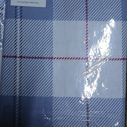 (S75)Q4PC 100%BRUSHED COTTON WINTER FLANNEL SHEET