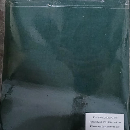 (S75)Q4PC 100%BRUSHED COTTON WINTER FLANNEL SHEET