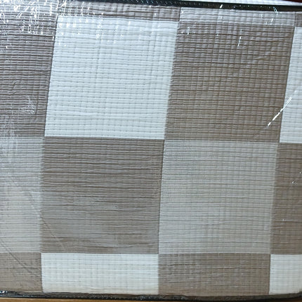 B46-KING 6PC BEDSPREAD WITH BACKSIDE FLEECE