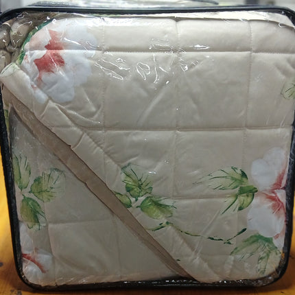 B21 - Queen 5pc Bedspread Big Frill - Biggest Diamond - Winter Material