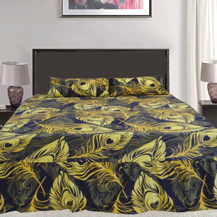 Damsaar - 3pc Frilled Valance Fitted Sheet - Easy Bed Sheet - Microfiber