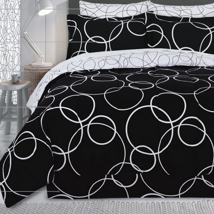 C3 - Damsaar Queen 4pc Comforter Set - 100% Cotton - T200 - Clearance